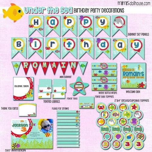 Under the Sea Party Printable Collection