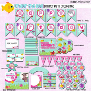 Under the Sea Party Printable Collection